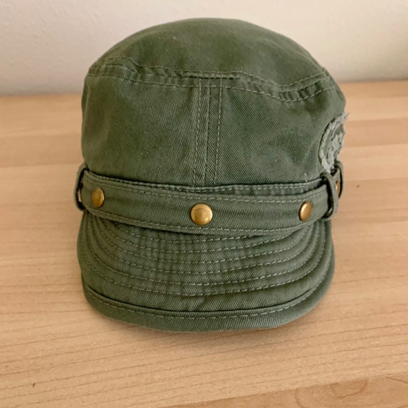 Roxy Quicksilver Retro Y2K Cotton Cadet Hat Green - Picture 2 of 7